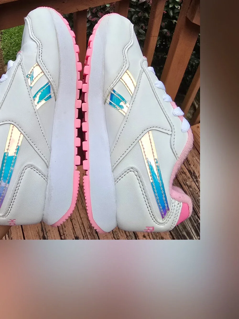 Sz 13 Toddler Girl's REEBOK CLASSIC White/Pink
